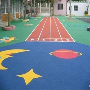 阳泉 EPDM彩色地坪 儿童塑胶跑道 厂家